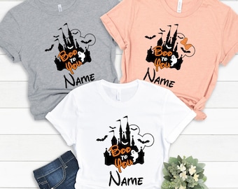 Boo To You Shirt, Custom Disney Halloween Family Matching Shirt, Halloween Party Shirt, Halloween Mickey And Minnie Shirt, Halloween Gift