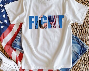 Trump Fight T-Shirt, Pennsylvania Rally July 13 2024, God Bless Trump Shirt, Support Trump Shirt, Never Surrender T-Shirt, Republican Shirt