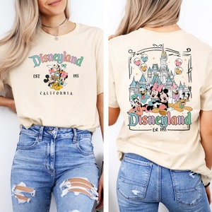 Camiseta de Disneyland California, camiseta de Disneyland Est. 1955, camiseta de vacaciones en Disneyworld, camiseta de Mickey y Minnie, camiseta de Walt Disney, camiseta de viaje a Disney imagen 2