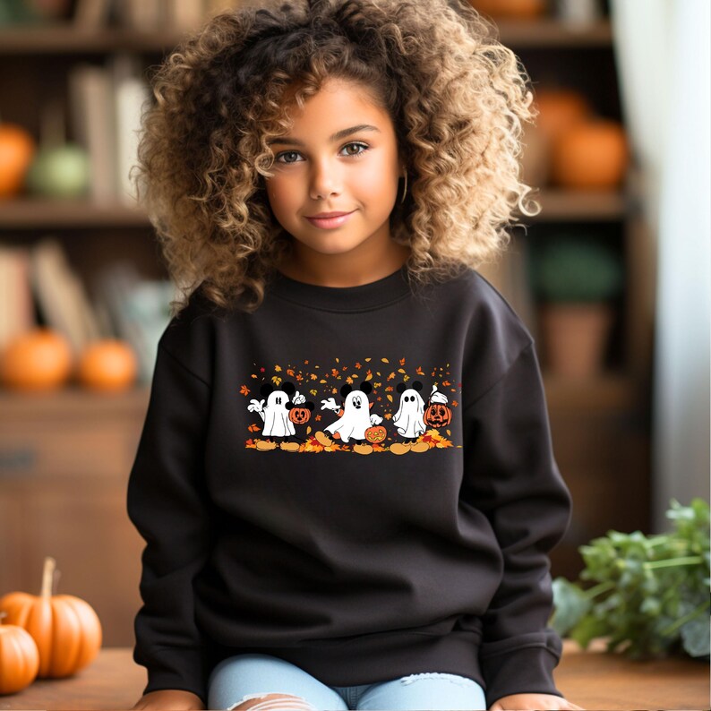 Retro Mickey And Friends Ghost Halloween Shirt, Mickey Mouse Halloween Sweatshirt, Disney Halloween Trip Shirt, Mickey's Not So Scary Shirt image 9
