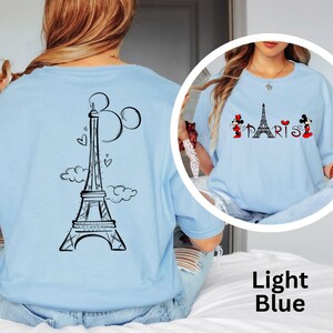 Disney Paris Shirt, Mickey Minnie Eiffel Shirt, Disneyland Paris Vacation Hoodie, Family Matching Paris Shirt, Disney Family Trip SweatShirt Bild 13
