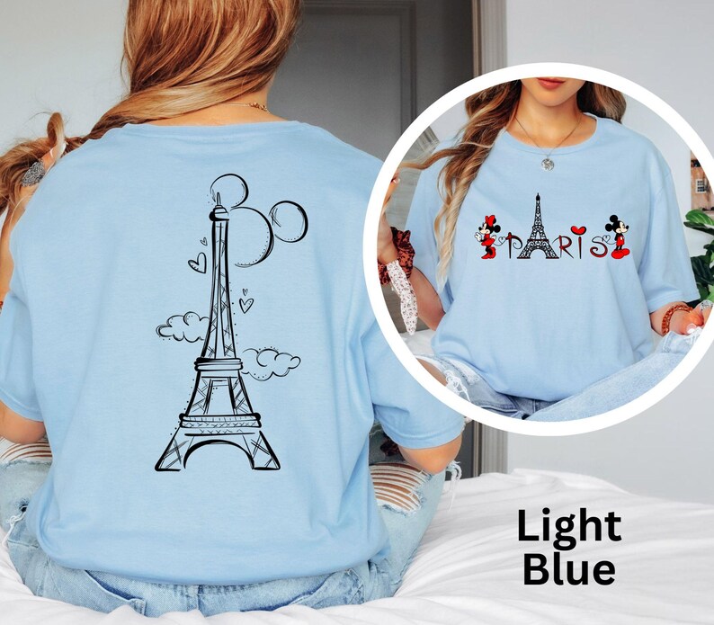 Disney Paris Shirt, Mickey Minnie Eiffel Shirt, Disneyland Paris Vacation Hoodie, Family Matching Paris Shirt, Disney Family Trip SweatShirt Bild 13