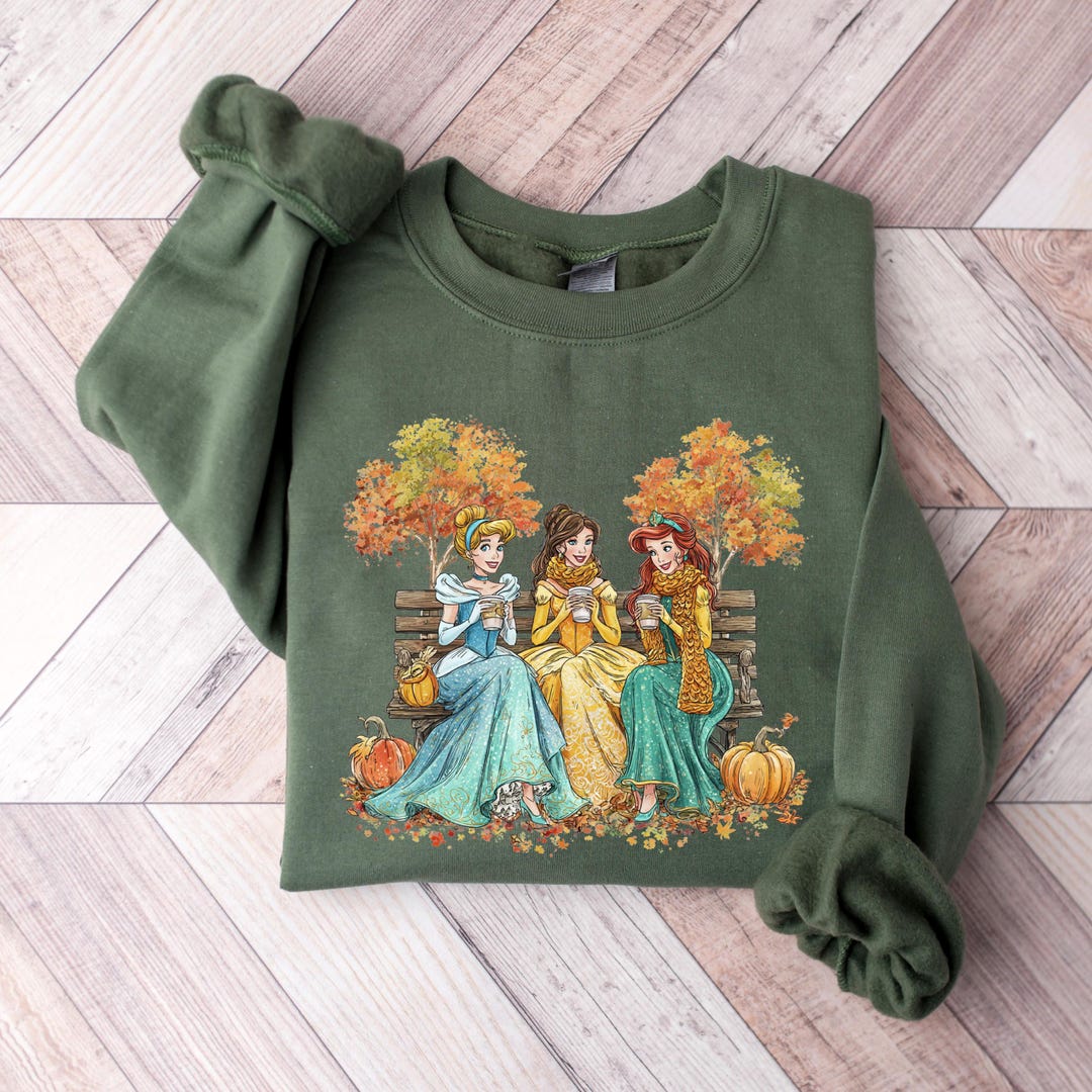 Disney Princess Fall Shirt, Princess Pumpkin Season T-shirt, Princess ...