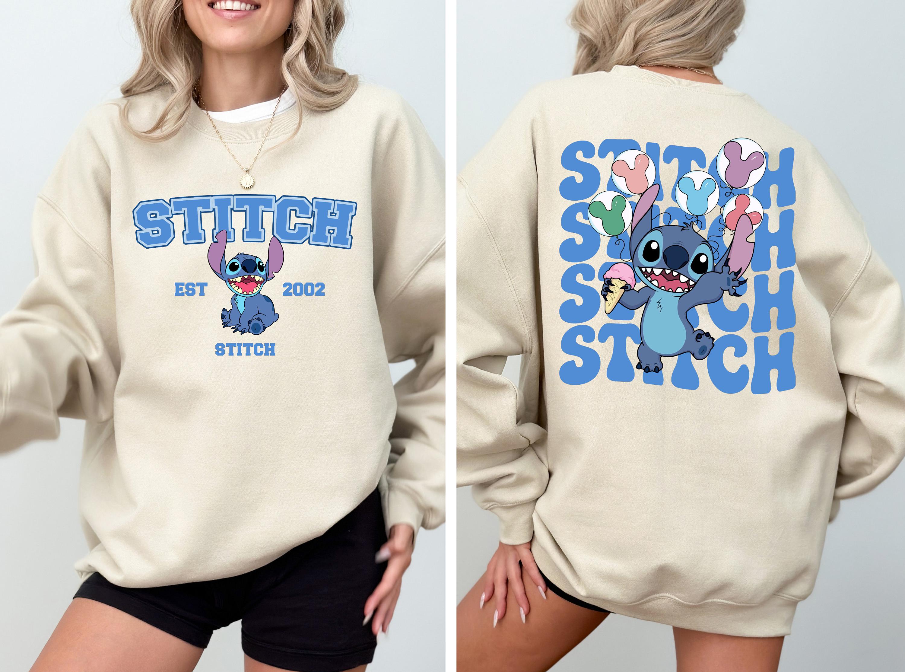 【ROMANTIC CROWN】23SS★ WAVE STITCH SWEAT SHIRT Amazon.com: Disney Lilo and Stitch Angel Heart Kisses