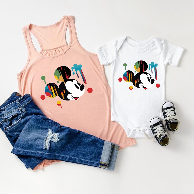 Disney Mickey Mouse Shirt, Mickey Mouse Ears T-Shirt, Disney Family Trip Shirts, Disneyland Vacation T-Shirt, Disney Family Matching Shirt image 2