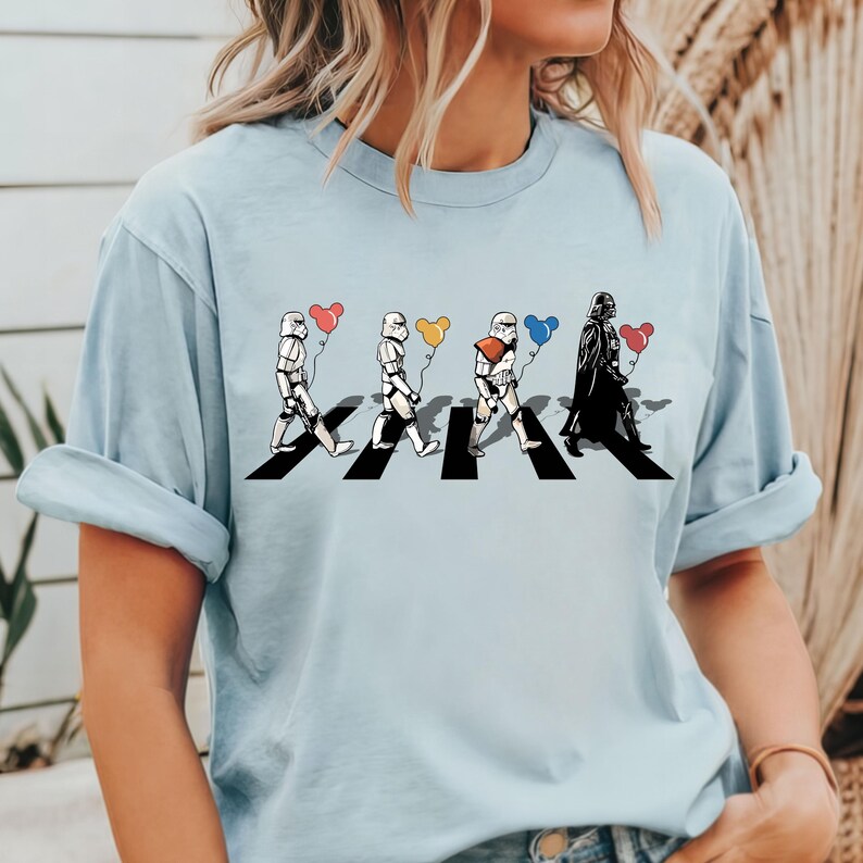 Vintage Disney Star Wars Shirts, Star Wars Disney Sweatshirt, Star Wars Characters Shirt, Star Wars Mickey T-Shirt, Disneyworld Shirt bild 6