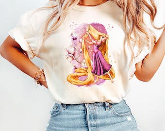 Disney Rapunzel Princess Shirt, Disney Tangled Shirt, Tangled Movie Tee, Disney Princess Trip Shirt, Vintage Rapunzel Shirt, Disneyland Tee