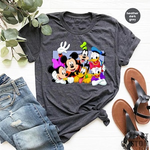 Mickey And Friends Shirt, Disney Mickey Mouse Sweatshirt, Matching Disney Trip T-Shirt, Disneyworld Family Trip Shirt, Disney Characters Tee image 5