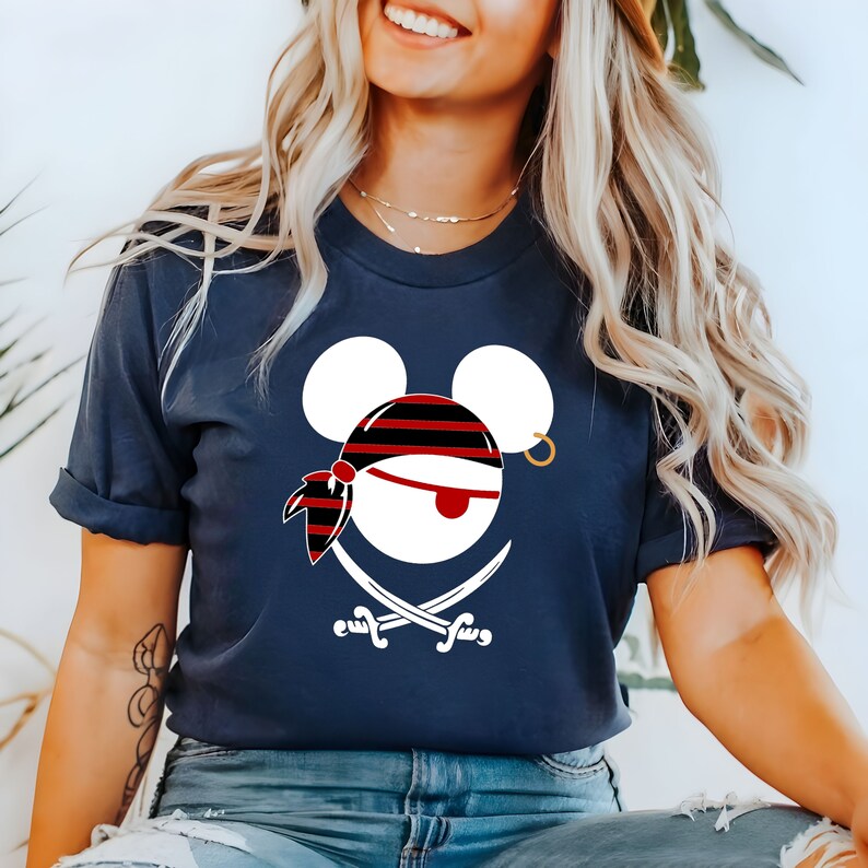 Disney Pirates of Caribbean Shirt, Mickey Minnie Pirates Shirt, Disney Cruise Shirt, Disney Family Matching Shirt, Disneyland Trip Sweat image 6