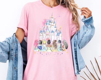 Retro Disney Princess Shirt, Magic Castle Princess Shirt, Disney Trip T-Shirt, Disney Princess Sweatshirt, Disneyworld Princess Girls Gift