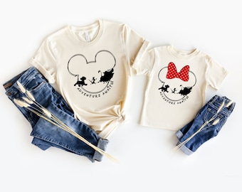 Disney Animal Kingdom, Adventure Awaits Shirt, Disney Family Shirt, Disney Matching Shirt, Disneyworld Safari Sweatshirt, Mickey And Minnie