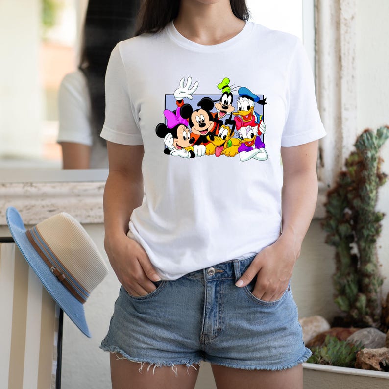 Mickey And Friends Shirt, Disney Mickey Mouse Sweatshirt, Matching Disney Trip T-Shirt, Disneyworld Family Trip Shirt, Disney Characters Tee image 6