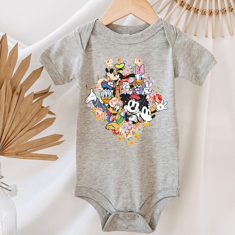 Flowers Mickey And Friends Shirt, Disney Garden Festival Shirt, Disney Trip Shirt, Disneyland Family Vacation Shirt, Disney Kids Shirt image 5