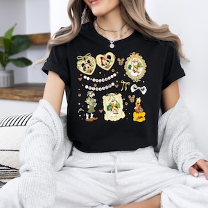 Mickey And Friends Coquette Bows Animal Kingdom Shirt, Disney Safari Mode Shirt, Magic Kingdom Family Trip Shirt, Mickey Minnie Safari Shirt image 4