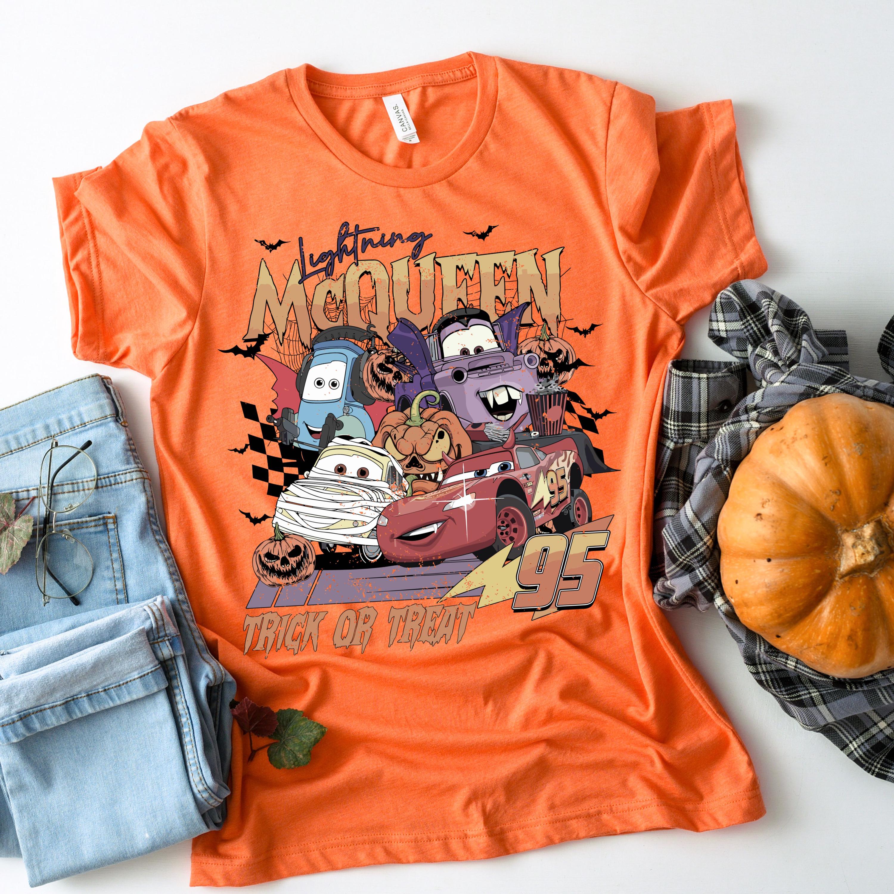 Vintage Disney Cars Halloween Shirt, Cars Trick or Treat Shirt,
