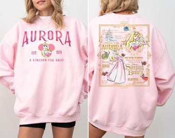 Retro Aurora Princess Shirt, Vintage Disney Princess Shirt, Disney Aurora Shirt, Disney Girl Trip Shirt, Disneyland Family Matching Shirt