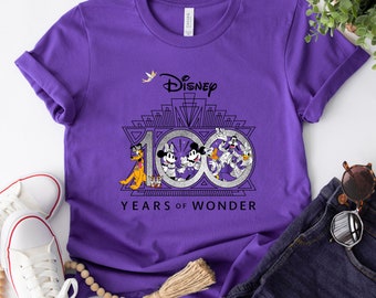 Disney 100 Years Of Wonder Shirt, Disney Vacation Tee, Disney Magic Kingdom Shirt, Disneyland Trip Shirt, Disney Family Shirt, Mickey Shirt