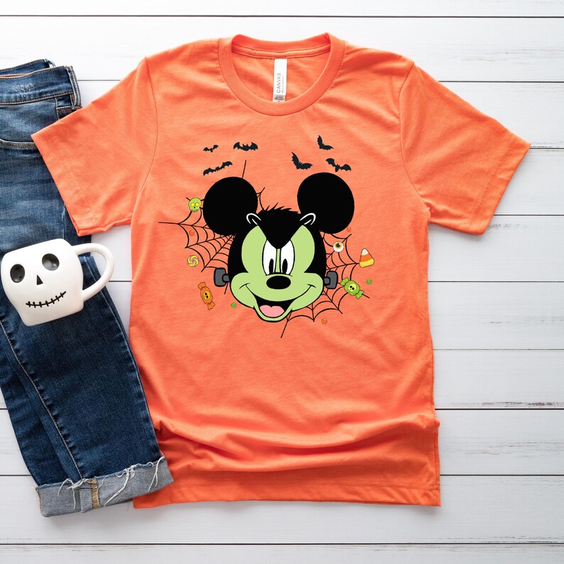 Disney Characters Halloween Shirt, Mickey and Friends Halloween Shirt, Mickey's Not So Scary Halloween Party Tee, Disney Spooky Season Shirt bild 6