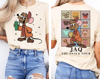 Disney Jaq T-shirt, Jaq Snack Tour Shirt, Disney Snack T-Shirt, Cinderella's Friend Shirt, Gus Gus Friend Shirt, Cute Jaq Sweatshirt