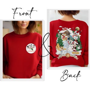 Walt Disney World Christmas Shirt, Mickey And Friends Christmas Shirt, Disney World Christmas Shirts, Merriest Place In the World T-Shirt image 4