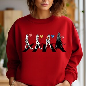 Vintage Disney Star Wars Shirts, Star Wars Disney Sweatshirt, Star Wars Characters Shirt, Star Wars Mickey T-Shirt, Disneyworld Shirt bild 5