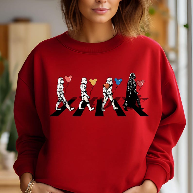 Vintage Disney Star Wars Shirts, Star Wars Disney Sweatshirt, Star Wars Characters Shirt, Star Wars Mickey T-Shirt, Disneyworld Shirt bild 5