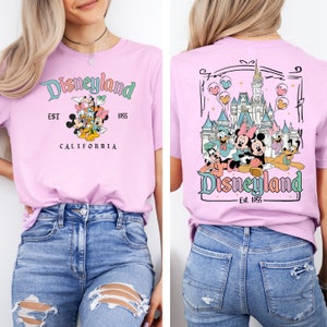 Camiseta de Disneyland California, camiseta de Disneyland Est. 1955, camiseta de vacaciones en Disneyworld, camiseta de Mickey y Minnie, camiseta de Walt Disney, camiseta de viaje a Disney imagen 4