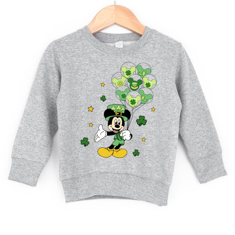 Disney St Patrick's Day Shirt, St. Patricks Mickey And Minnie Shirt, Disneyland Matching Shirts, Disney St. Patrick’s Day Balloons Shirt image 5
