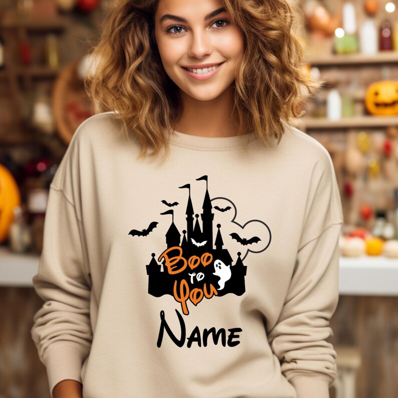 Boo To You Shirt, Custom Disney Halloween Family Matching Shirt, Halloween Party Shirt, Halloween Mickey And Minnie Shirt, Halloween Gift bild 4