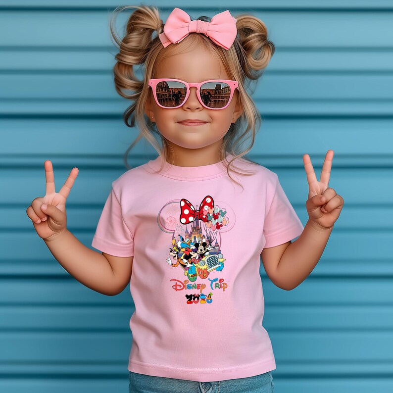 Disney Trip 2026 T-Shirt, Disney Trip Group Shirt, Disney Family Matching Shirt, Mickey And Minnie Shirt, Disneyland Vacation Sweatshirt zdjęcie 4