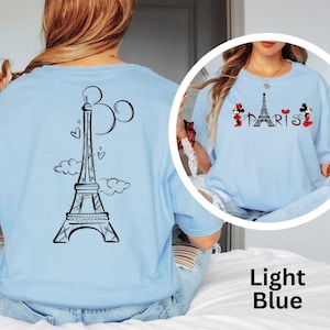 Disney Paris Shirt, Mickey Minnie Eiffel Shirt, Disneyland Paris Vacation Hoodie, Family Matching Paris Shirt, Disney Family Trip SweatShirt Bild 15