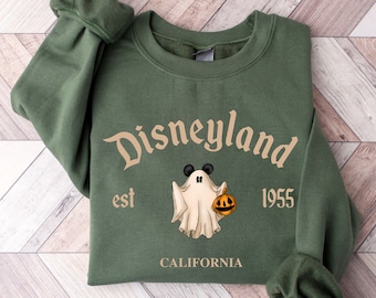 Disneyland Halloween Sweatshirt, Mickey Mouse Ghost Halloween T-Shirt, Disney Halloween California Shirt, Disneyland California Trip Shirt