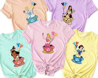 Disney Princess Shirt, Princess Besties Shirt, Princess Birthday Trip, Disneyland Trip Tee, Princess Jasmine, Princess Rapunzel, Elsa Shirt