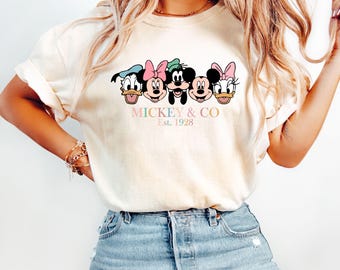 Retro Disney Mickey and Co Shirt, Disney Mickey Sweatshirt, Disney Friends Shirt, Disneyland Trip Shirt, Mickey And Friends Shirt