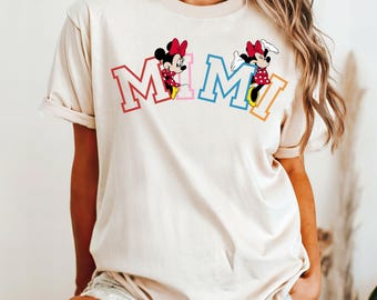 Mimi Mouse Shirt, Grandma Mouse Shirt, Disney Family T-Shirt, Disney Grandma Shirt, Minnie Shirt, Mimi Mothers Day Gift, New Grandma Shirt