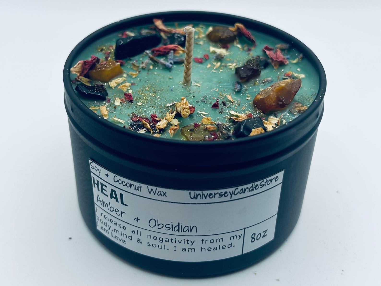 HEAL from negative toxic energies - meditation candle