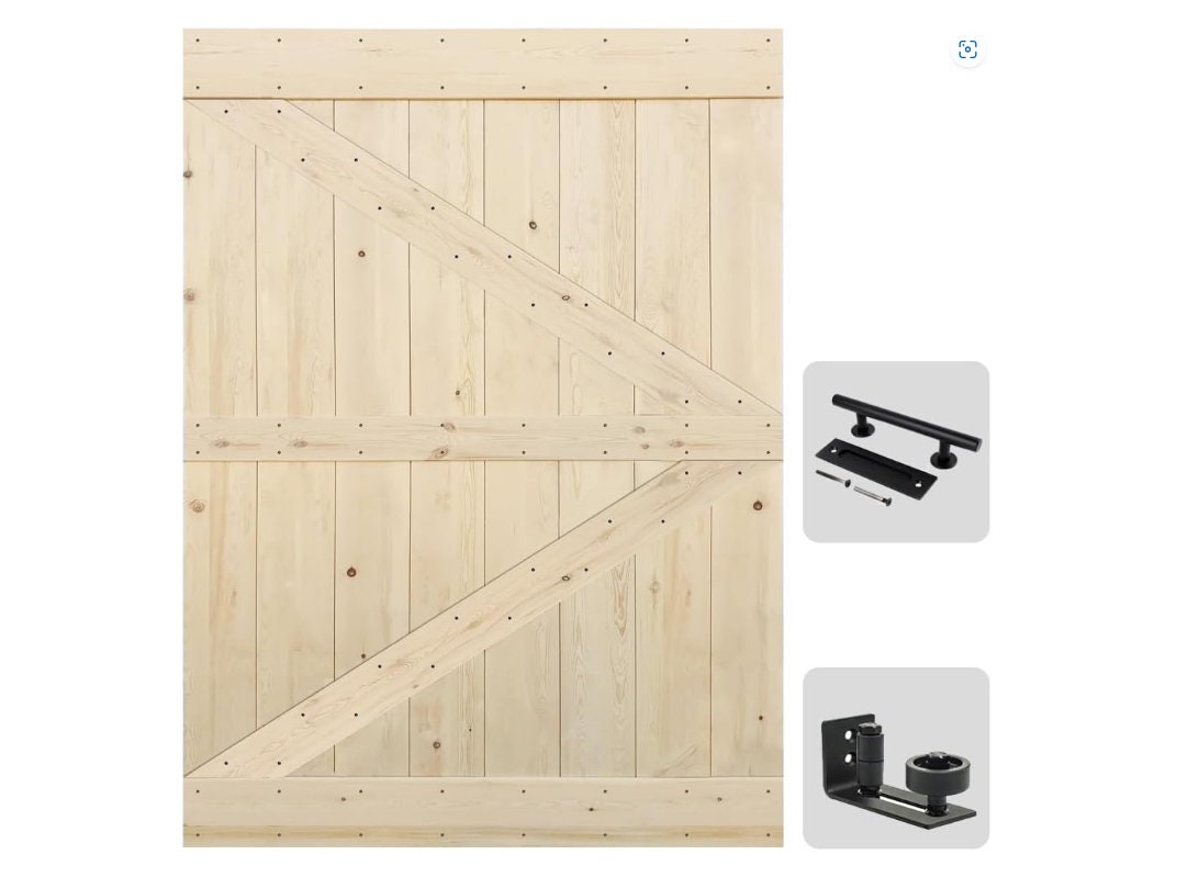 Swinging hinged barn doors - Sashco Log Home Products