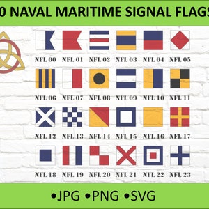 40 Naval Maritime Signal Flags