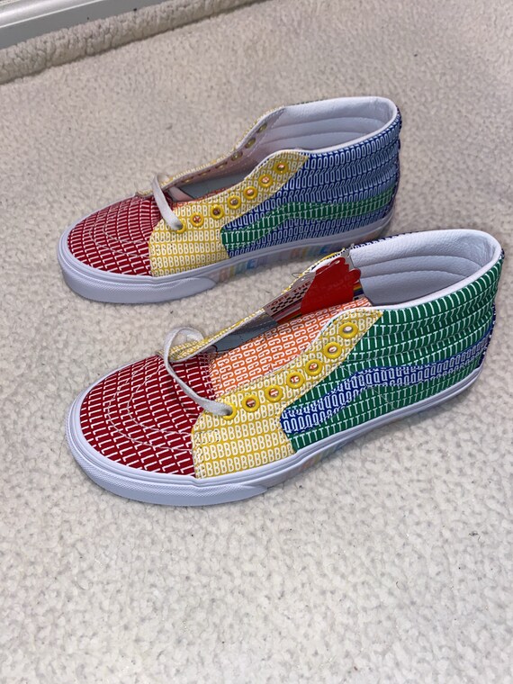 pride rainbow vans