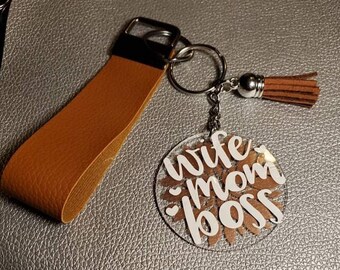 lululemon more miles keychain
