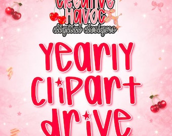 2026 Yearly Clipart Drive | Growing Digital Asset Collection