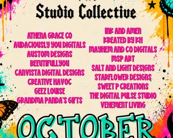The Studio Collective: October Monthly Digital Design Drive