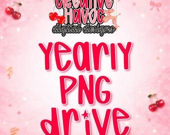 2026 Yearly PNG Drive | Growing Digital Design Collection