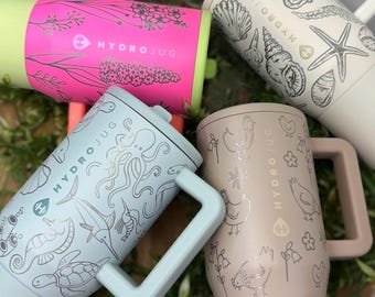 Custom Engraved 20oz HydroJug Traveler: No-Spill Water Bottle