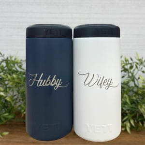 12oz Yeti SLIM Colster Can Insulator Custom Engraved