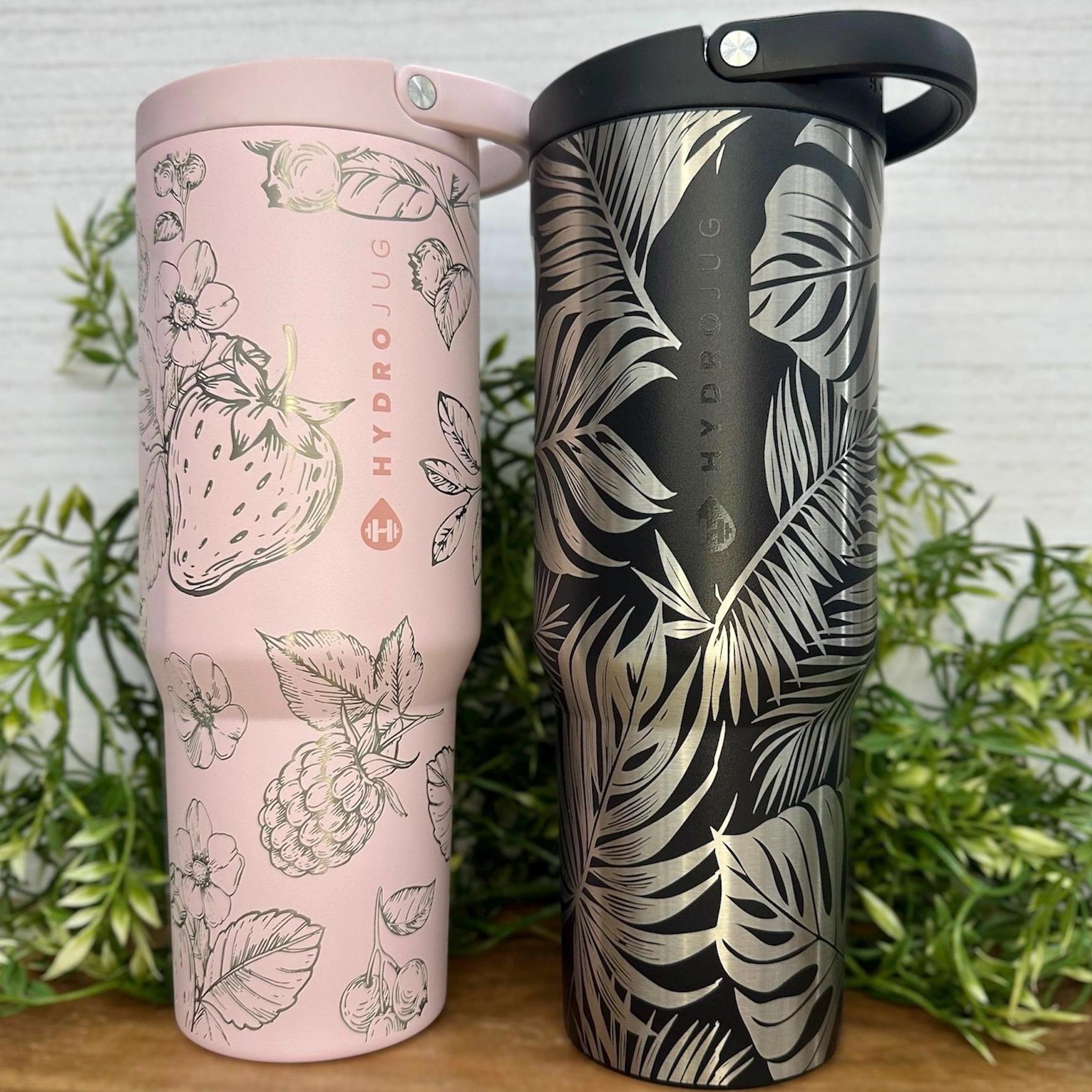 Custom Engraved 40oz Hydrojug Sport Bottle: No Spill, Easy Clean