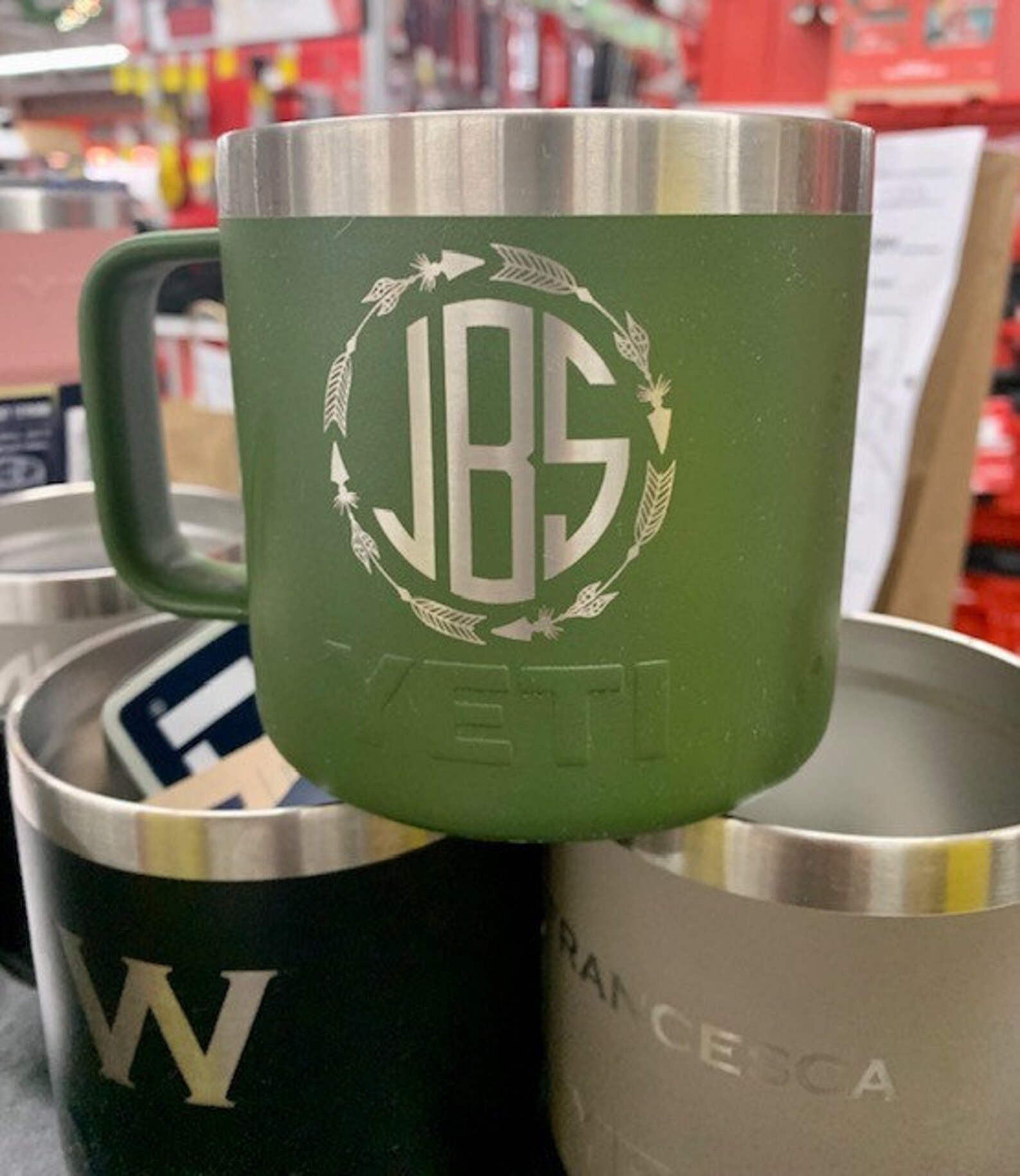 14oz Custom Engraved YETI Mug Personalized Insulated Coffee Etsy