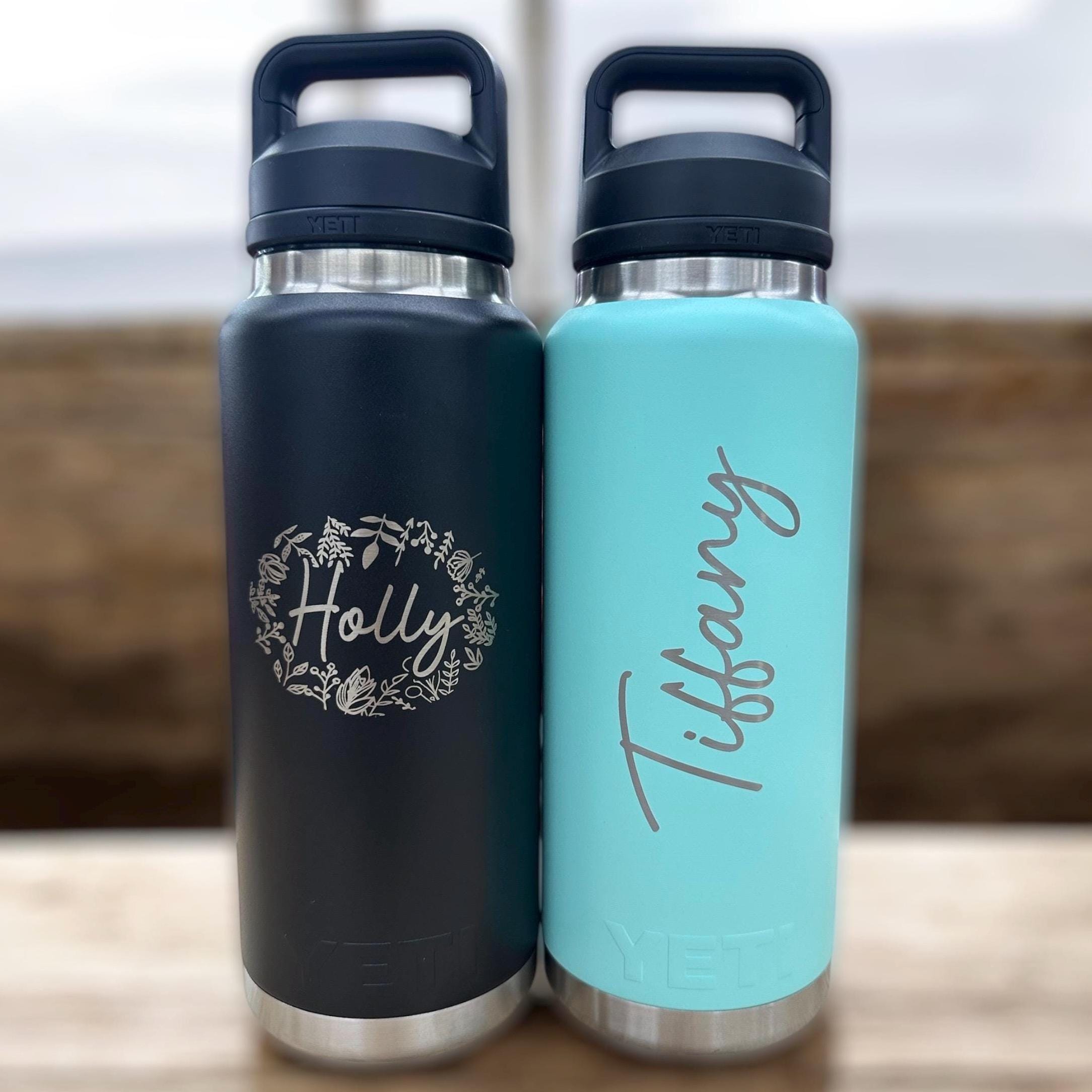 36oz Custom Engraved Yeti Chug Bottle
