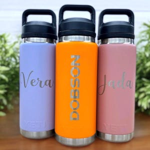 Custom Engraved 26oz Yeti Chug Bottle: Personalized Water Bottle