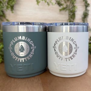 Custom Engraved YETI Lowball Tumbler: Personalized 10oz Gift